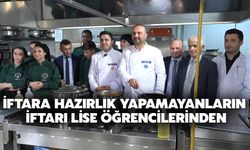 İftara Hazırlık Yapamayanların İftarı Lise Öğrencilerinden