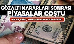 Dolar, Euro, Altın Son Rakamlara Bakın