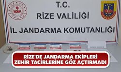 Rize'de Jandarma Ekipleri Zehir Tacirlerine Göz Açtırmadı