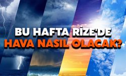 Rize’de Bu Hafta Hava Durumu: Yağışlı Başlangıç, Güneşli Devam