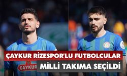 Çaykur Rizespor'lu Futbolcular Milli Takıma Seçildi