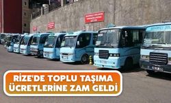 Rize'de Toplu Taşıma Ücretlerine Zam Geldi