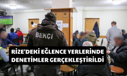 Rize'deki Eğlence Yerlerinde Denetimler Gerçekleştirildi