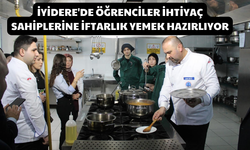 İyidere'de Öğrenciler İhtiyaç Sahiplerine İftarlık Yemek Hazırlıyor