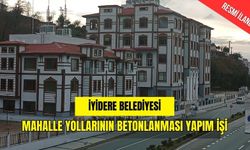 MAHALLE YOLLARININ BETONLANMASI YAPIM İŞİ