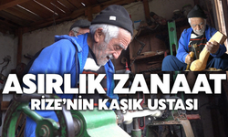 Rize’de 91 Yaşındaki Usta Mesleğini Yaşatıyor