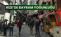 Rize’de Bayram Öncesi Yoğunluk Başladı!