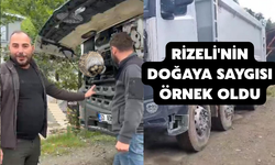 Rizeli'nin Doğaya Saygısı Örnek Oldu