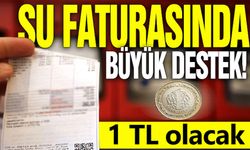 Su Faturasında Büyük Destek: 1 Tl Olacak