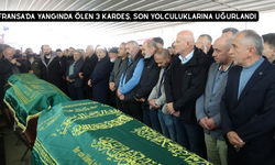 Fransa'da Yangında Ölen 3 Kardeş, Son Yolculuklarına Uğurlandı