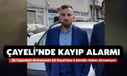 Çayeli’nde Kayıp: 29 Yaşındaki Muhammet Ali Koçal’dan 4 Gündür Haber Alınamıyor
