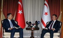 Bakan Yerlikaya, KKTC Başbakanı Üstel ile görüştü