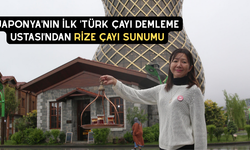 Japonya'nın İlk 'Türk Çayı Demleme Ustası'ndan Rize Çayı Sunumu