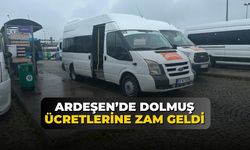 Ardeşen'de Dolmuş Ücretlerine Zam Geldi