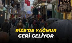 Rize'de güneşli hava yerini yağmura bırakıyor
