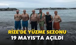 Rize’de Yüzme Sezonu 19 Mayıs’ta Açıldı