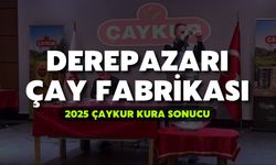 2025 ÇAYKUR Kura Sonuçları | Derepazarı Çay Fabrikası