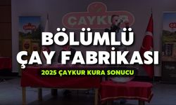 2025 ÇAYKUR Kura Sonuçları | Bölümlü Çay Fabrikası