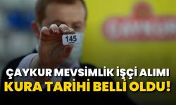 ÇAYKUR Mevsimlik İşçi Alımı Kura Tarihi Belli Oldu!