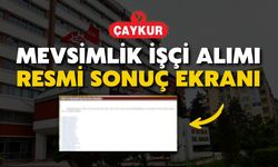 ÇAYKUR Mevsimlik İşçi Alımı Kura Sonuç Ekranı...
