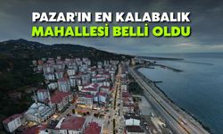 Pazar'ın En Kalabalık Mahallesi Belli Oldu