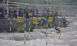Rize'de 'Akarsu Slalom Bahar Kupası' yarışları düzenlendi
