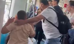 Marmaray'da çocuklarının yanında babayı darbeden şahıs adliyeye sevk edildi