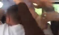 Elazığ’da kadınların otobüste kavgası kameraya yansıdı
