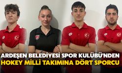 Ardeşen Belediyesi Spor Kulübü'nden Hokey Milli Takımına Dört Sporcu