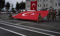 Rize'de kuruluş kutlamalarına damga vuran jandarma gösterisi