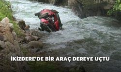 İkizdere'de Dereye Uçan Araçtan 4 Kişi Yara Almadan Kurtarıldı