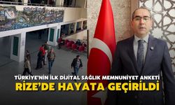 Türkiye’nin İlk Dijital Sağlık Memnuniyet Anketi Rize’de Hayata Geçirildi