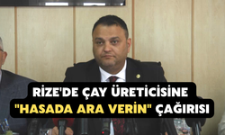 Rize'de Çay Üreticisine "Hasada Ara Verin" Çağırısı