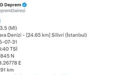 İstanbul’da 3.5 Şiddetinde Deprem Oldu