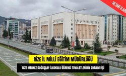 RİZE MERKEZ DOĞUŞÇAY İLKOKULU ÖĞRENCİ TUVALETLERİNİN ONARIMI İŞİ