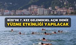 Rize’de 7. Kez Geleneksel Açık Deniz Yüzme Etkinliği Yapılacak