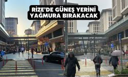 Rize'de güneş yerini yağmura bırakıyor