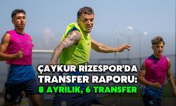 Çaykur Rizespor'da Transfer Raporu: 8 Ayrılık, 6 Transfer