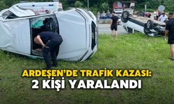 Ardeşen’de Trafik Kazası: 2 Kişi Yaralandı