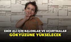 Emir Ali İçin Balonlar ve Uçurtmalar Gökyüzüne Yükselecek