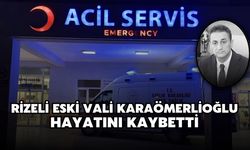 Sivas'ta trafik kazası geçiren Rizeli eski Vali Erol Karaömeroğlu hayatını kaybetti