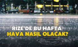Rize’de Hafta Yağışla Başlayacak: Gök Gürültülü Sağanak Yolda