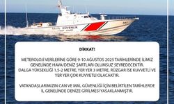Artvin’de olumsuz hava şartları nedeniyle denize girmek yasaklandı