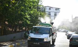 Bulaşıcı hastalıklara karşı ilaçlama yapılıyor