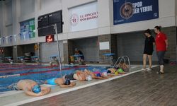Erzincan Olimpik Yüzme Havuzunda Yaz Kurslarına İlgi Arttı