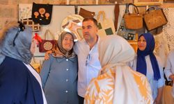 Satışa Sunulan El Emeği Ürünler İncelendi
