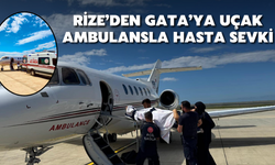 Rize’den Uçak Ambulansla 22 Yaşındaki Hasta Gata’ya Sevk Edildi