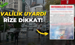 Doğu Karadeniz’de Kuvvetli Yağış Uyarısı