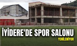İyidere'de Spor Salonu Yenileniyor