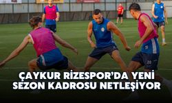 Çaykur Rizespor’da Yeni Sezon Kadrosu Netleşiyor